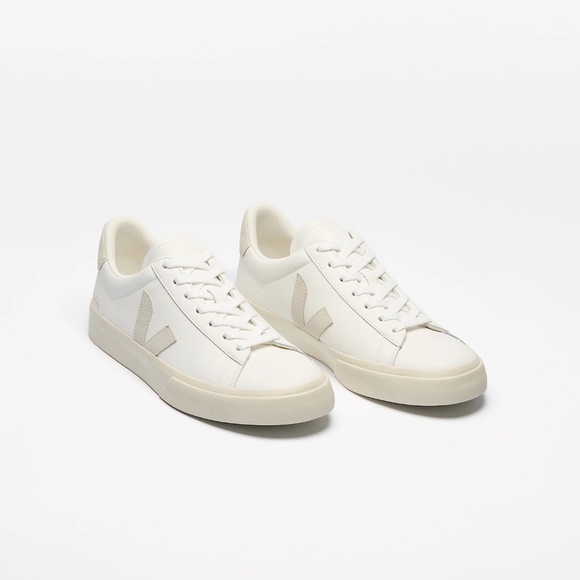 Veja Campo White Natural Womens 8 or Mens 6 tennis shoes, sneakers - Picture 1 of 5